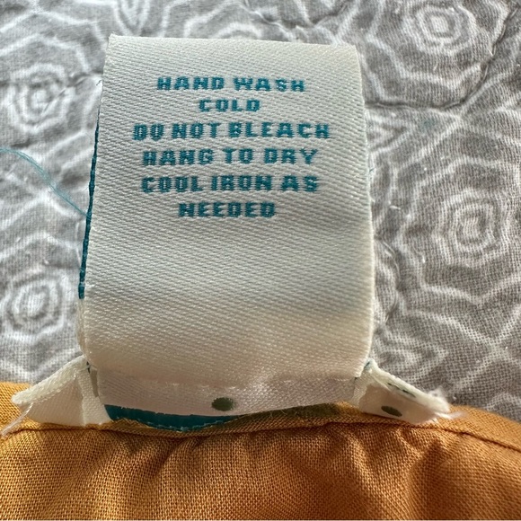 Sundance Embroidered Sunflower Yellow Gold Boho 3/4 Sleeve Top Size S - Picture 8 of 8